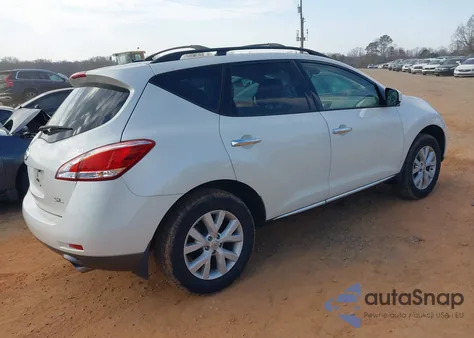 2012 Nissan Murano Sl from USA, damaged, VIN JN8AZ1MU1CW102071